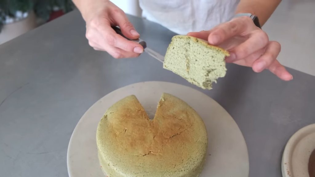 Cheese Cake Japones de CHOCOLATE Y MATCHA 0