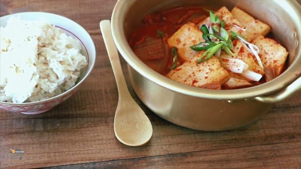 Kimchi Jjigae Receta facil Comida Coreana 25