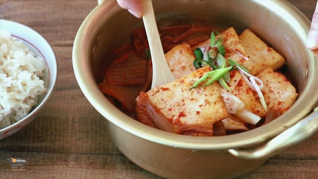 Kimchi Jjigae Receta facil Comida Coreana 26