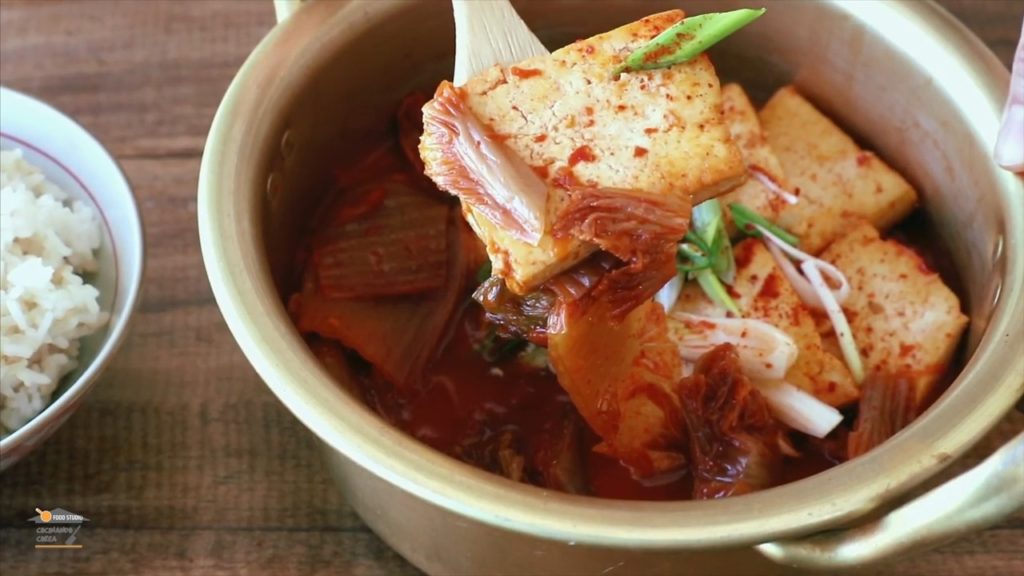 Kimchi Jjigae Receta facil Comida Coreana 27